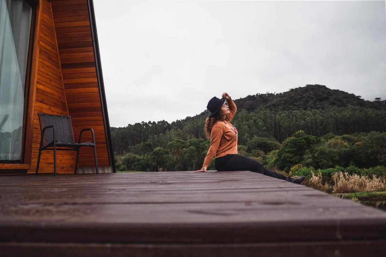 Chale Romantico Com Banheira De Hidromassagem E Lareira Bom Retiro  Luaran gambar